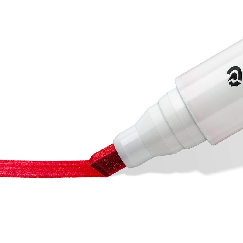 STAEDTLER ماركر لوح أبيض STAEDTLER 351 B WP6 بقلم مائل - ألوان متنوعة (عبوة من 6) - Image 5