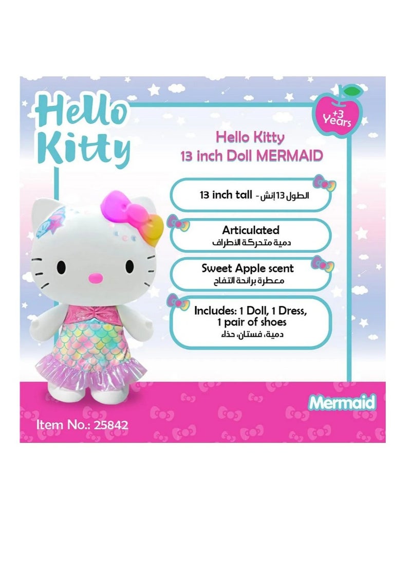 هالو كيتي دمية هيلو كيتي حورية البحر 13 بوصة 25842 - Image 4