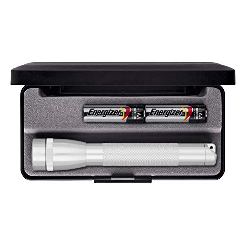 MAGLITE مصباح ماجلايت ميني المتوهج 2-خلية AA في علبة عرض، فضي - Image 1