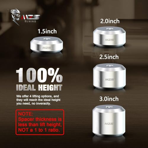 MZS 1.5" Leveling Kit Front Coil Spring Suspension Lift Strut Spacers Compatible with 2005-2025 F250 F350 Super Duty 4WD - Image 4