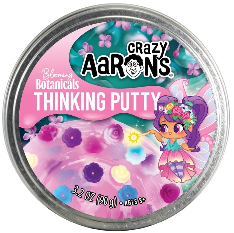 Crazy Aaron's Crazy Aarons Thinking Putty Blooming Botanicals Sensory Putty for Kids and Grown ups in a 4 Tin Creative and Endless Fun Stress Relief Therapy Toys Never Dries Out Made in USA - Image 3
