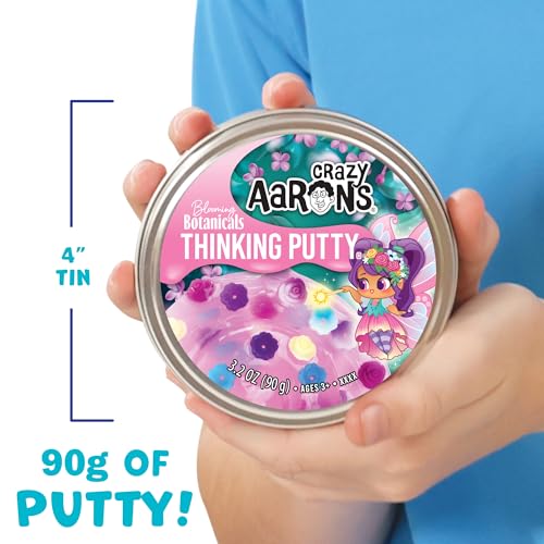 Crazy Aaron's Crazy Aarons Thinking Putty Blooming Botanicals Sensory Putty for Kids and Grown ups in a 4 Tin Creative and Endless Fun Stress Relief Therapy Toys Never Dries Out Made in USA - Image 5