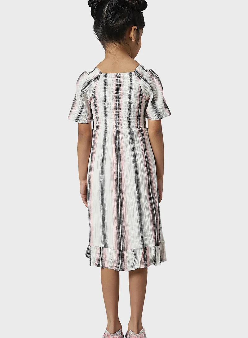 bhpoloclub Youth Stripe Maxi Dress