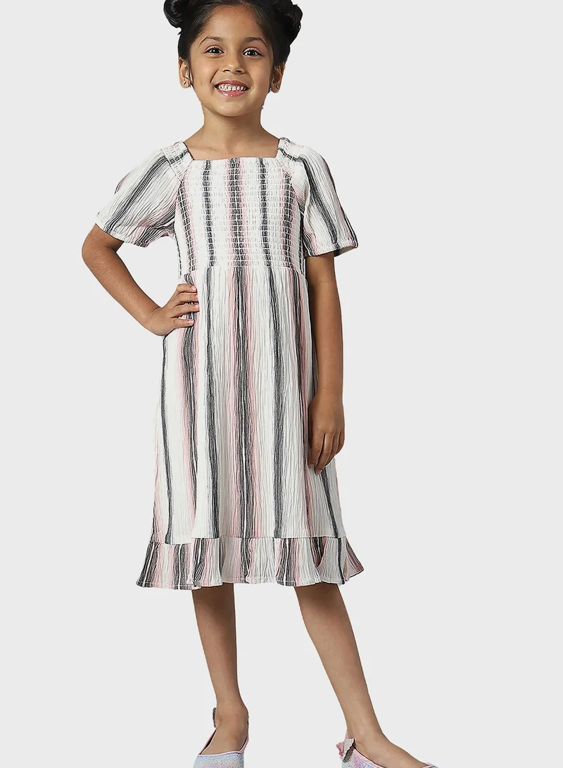 bhpoloclub Youth Stripe Maxi Dress