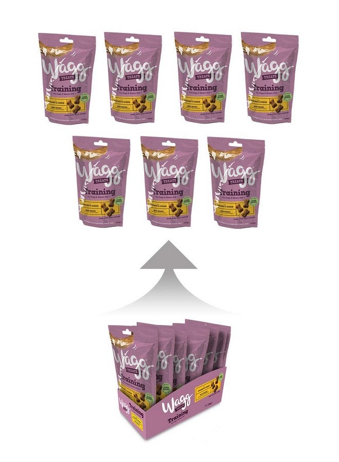 واج مكافآت تدريب واغ بالدجاج والجبن 125 جرام (عبوة من 7 قطع) - Image 2