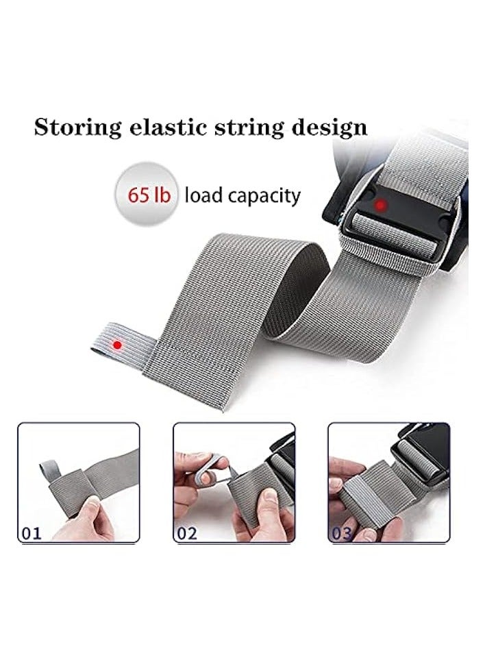 Green Tiger Portable Baby Carrier, Ergonomic Adjustable Widen Separate Padded Shoulder Straps, Soft Breathable Child Slings for Infants and Toddlers up to 55Lbs,5-42 Months (Gray) - Image 5