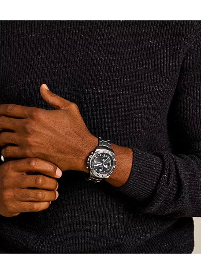 فوسيل Men Stainless Steel Chronograph Wrist Watch FS5852 - Image 2