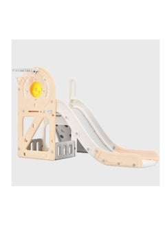 FULL JOY DUCK SLIDE&CLIMB BOARD+BALL RING 186X109X100CM COFFEE 28-MYY-12C  - Image 1