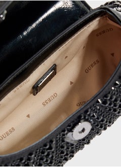 GUESS Embellished Beauvoir Top Handle Clutches  - Image 5