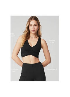 alo yoga V-neck tight vest sports fitness high intensity running beautiful back yoga wear