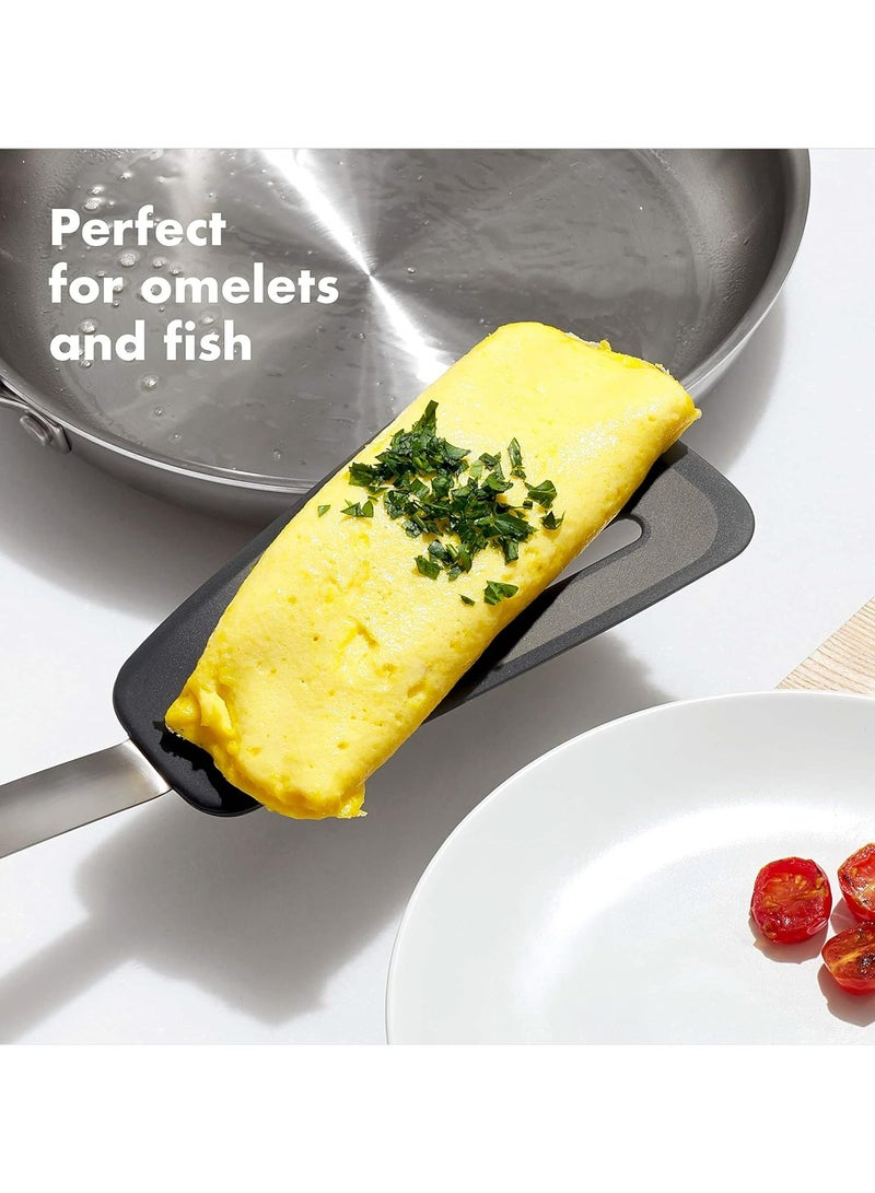 OXO Good Grips Silicone Flexible Omelette Turner - Image 3
