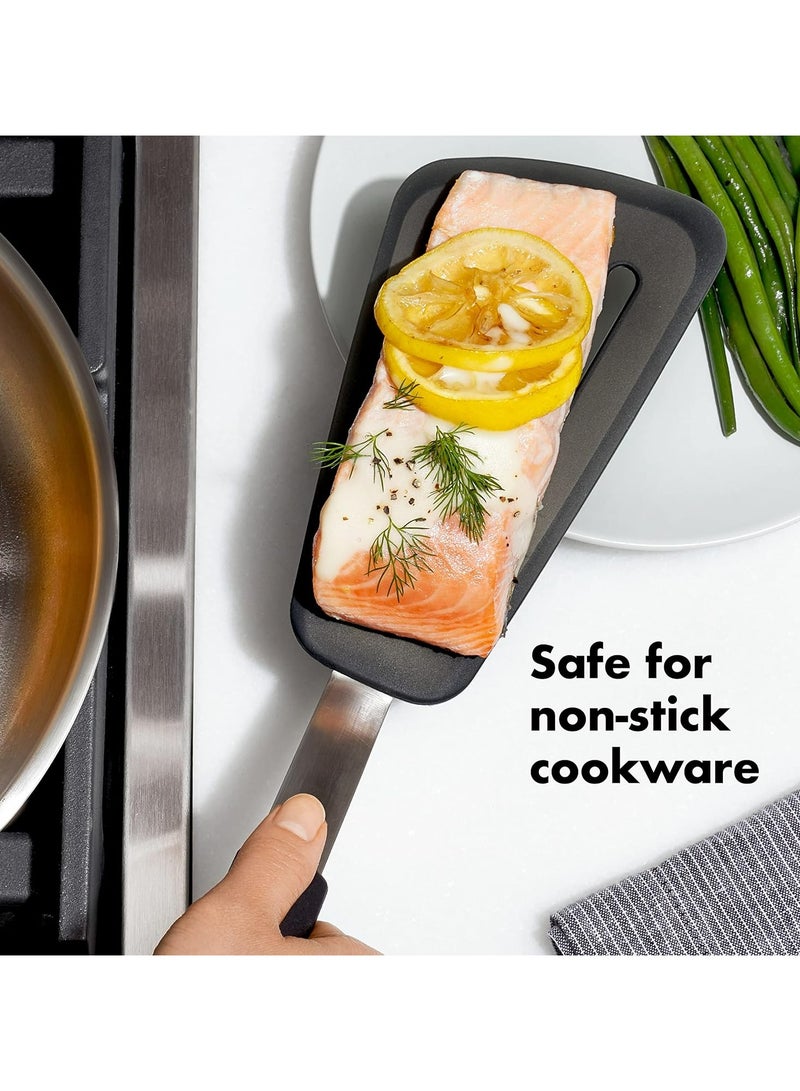 OXO Good Grips Silicone Flexible Omelette Turner - Image 5