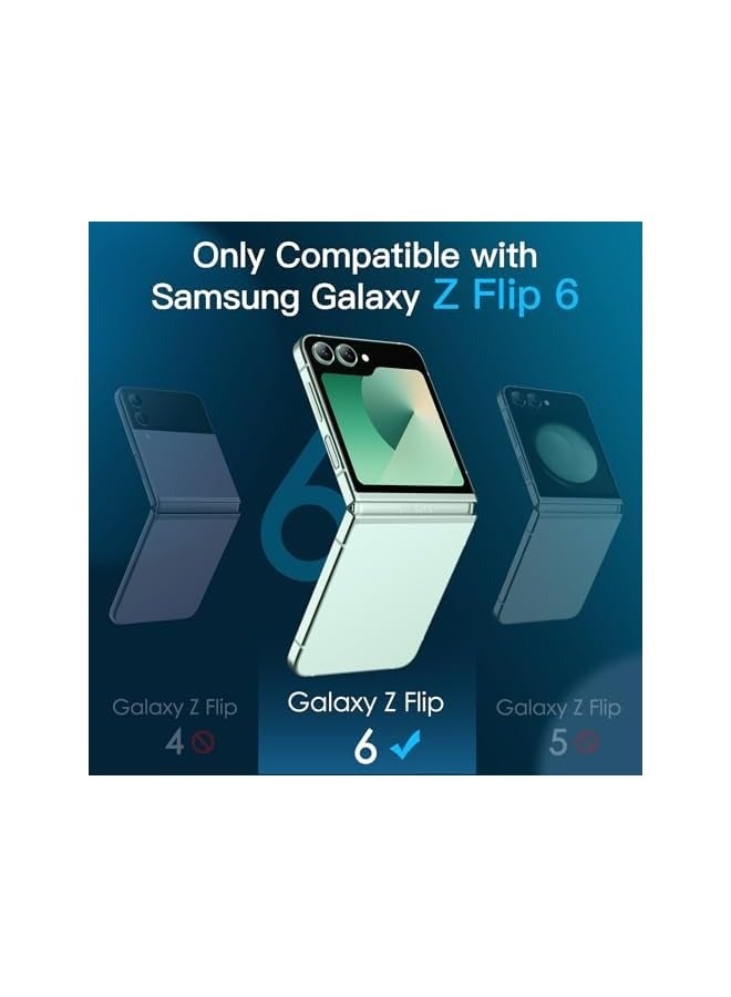 Jetech Front Screen Protector for Samsung Galaxy Z Flip 6, Full Coverage PET Film, Case Friendly, HD Clear, 3-Pack - Image 3