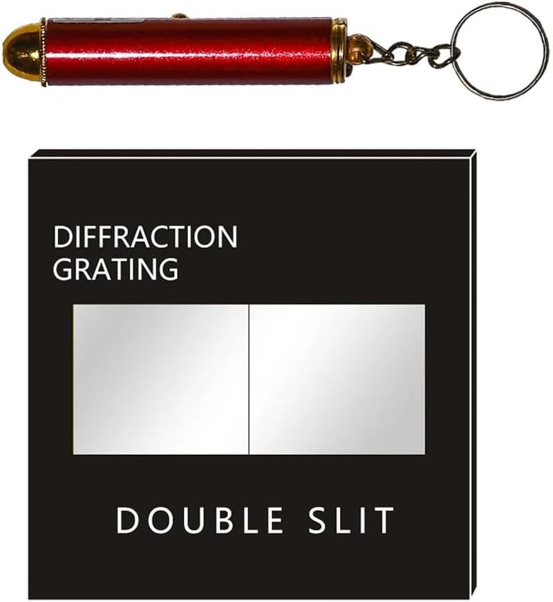 زجاج محزوز الحيود الهولوغرافي للإرسال 50x50 مم 200 نانومتر 2000 نانومتر تحليل الطيف - Image 1