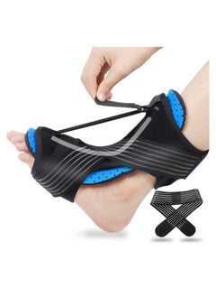 Plantar Fasciitis Night Splint, Foot Drop Orthotic Brace Adjustable Elastic Dorsal Night Splint
