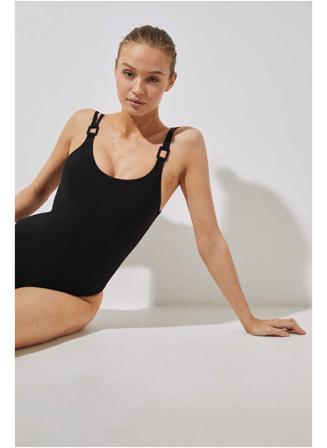 women'secret - Shaping swimsuit with black washers - Image 1