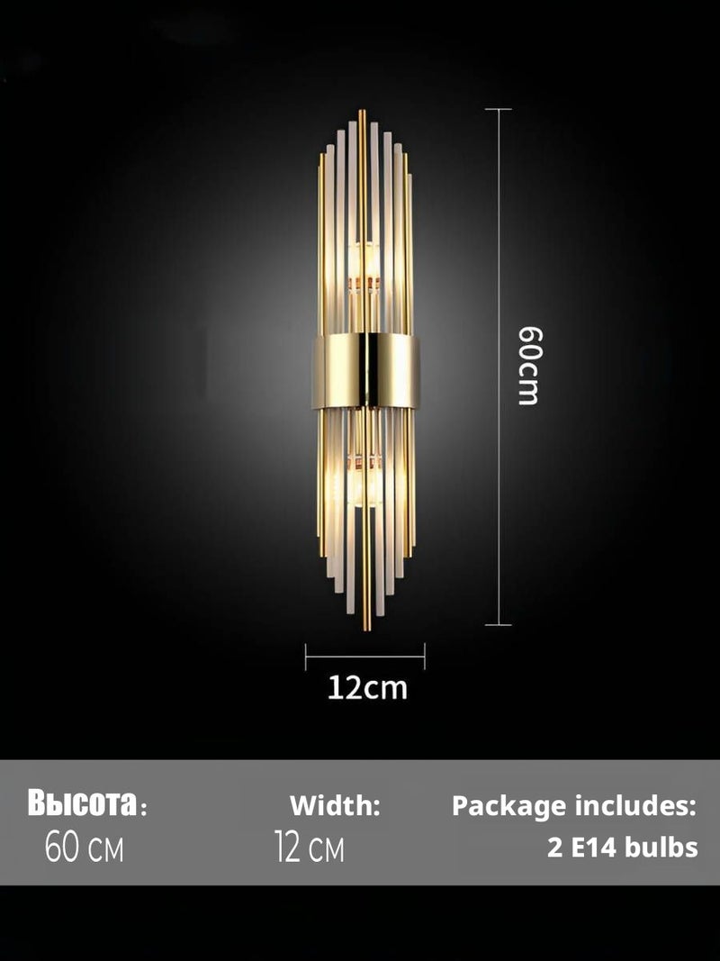 Art Deco Crystal Wall Light - Image 5
