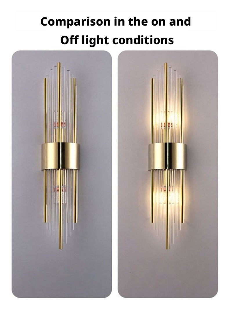 Art Deco Crystal Wall Light - Image 2