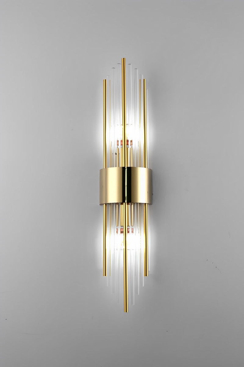 Art Deco Crystal Wall Light - Image 4
