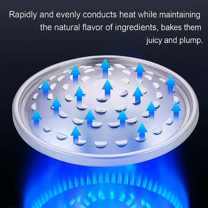 إسكدنيا شواية سنيفاد المحمولة من الفولاذ المقاوم للصدأ، رف الشواء متعدد الأغراض، موقد غاز وشواية سطح الموقد للتخييم، الطهي في الهواء الطلق، النزهات، الخبز، الشواء والكباب، تصميم متين وسهل التنظيف ومضغوط - Image 2