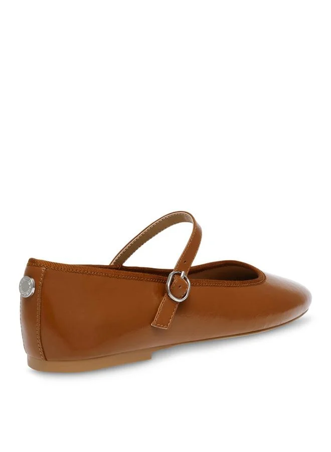 Steve Madden Vinetta Brown Women's Mary Jane Flats