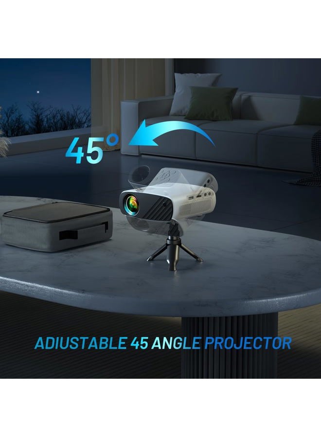 ELEPHAS Mini Projector for iPhone, ELEPHAS 2024 Upgraded 1080P HD Projector, 8000L Portable Projector with Tripod, Movie Projector Compatible with Android/iOS/Windows/TV Stick/HDMI/USB - Image 5