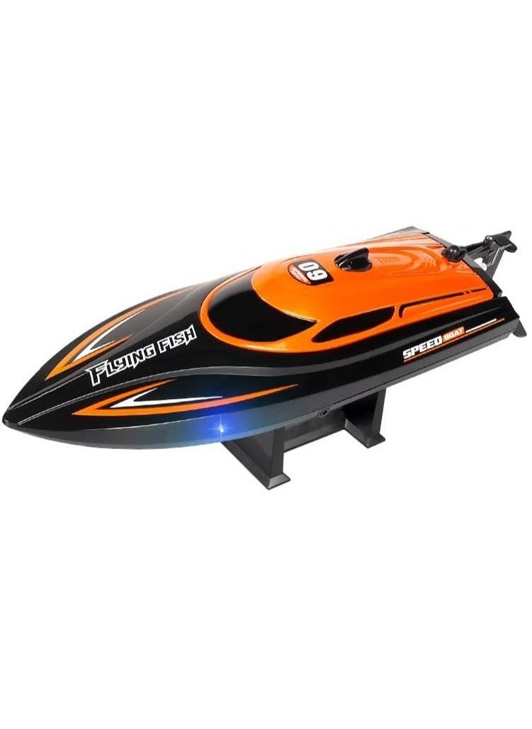 Essence HJ812 RC Boat with 2 Rechargeable Battery, 20+ MPH Fast Remote Control Boat for Pools and Lakes, 2.4G RC Boats Pool Toys for Adults and Kid  - Image 1
