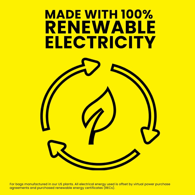 Glad Tall Kitchen Drawstring Trash Bags - Odorshield 13 Gallon White Trash Bag, Febreze Fresh Clean, 110 Count - Image 5