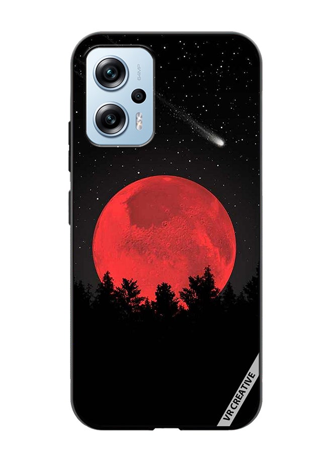 VR CREATIVE Protective Case Cover For Xiaomi Poco X4 GT Bloody Moon Design Multicolour - Image 1