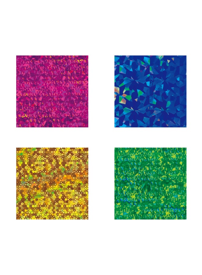 Avenir Foil Art - Space Multicolour | Easy, mess-free and fun! Convenient carry handle and beautiful illustrations | Peel off the stickers | Convenient carry handle  | Ages 3+ - Image 3