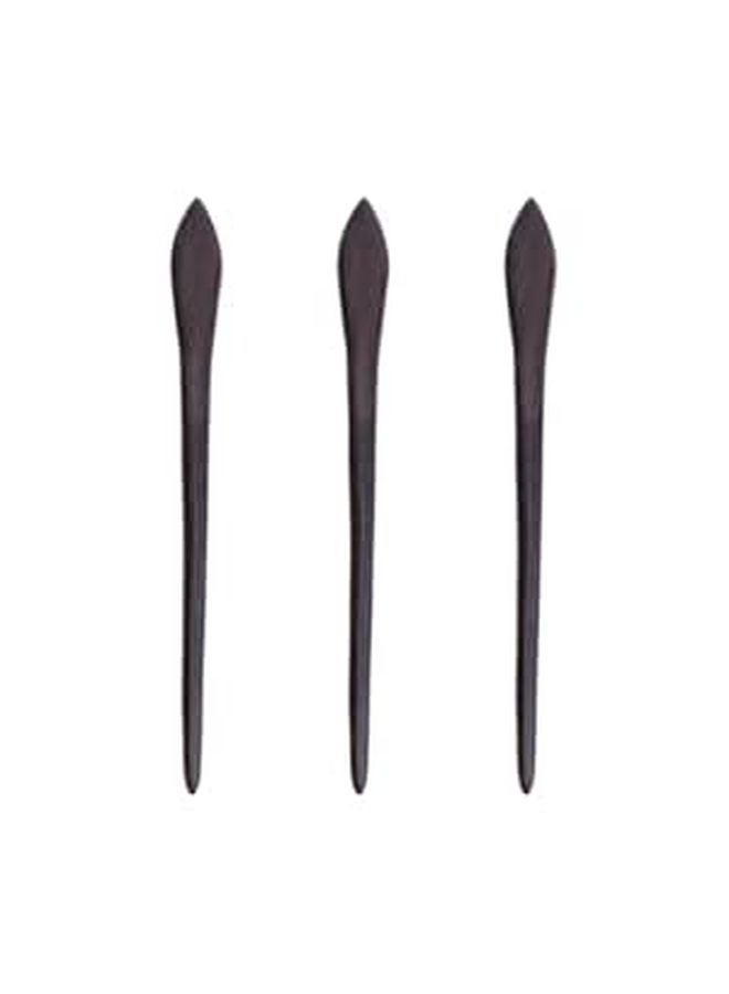 Retro Blackwood Hair Sticks Handmade Chinese Hairpins For Women Bun Styling - Image 1