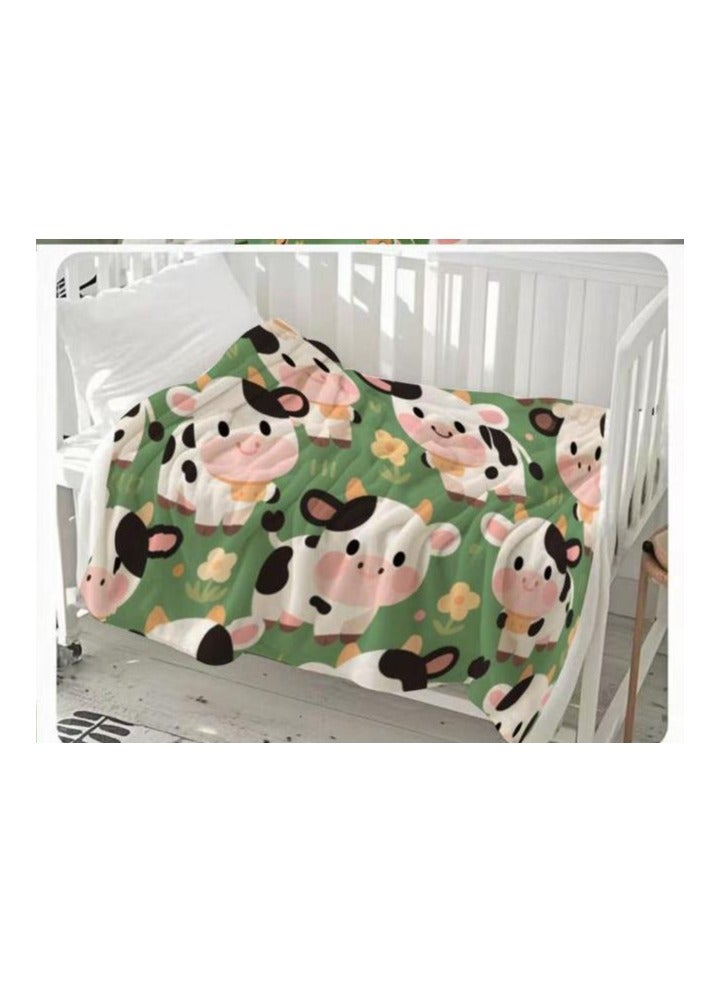 general Flannel thin blanket (warm and comfortable, suitable for sleep, gaming, dust removal and sandproof) 150cm*200cm - 677 - Image 3