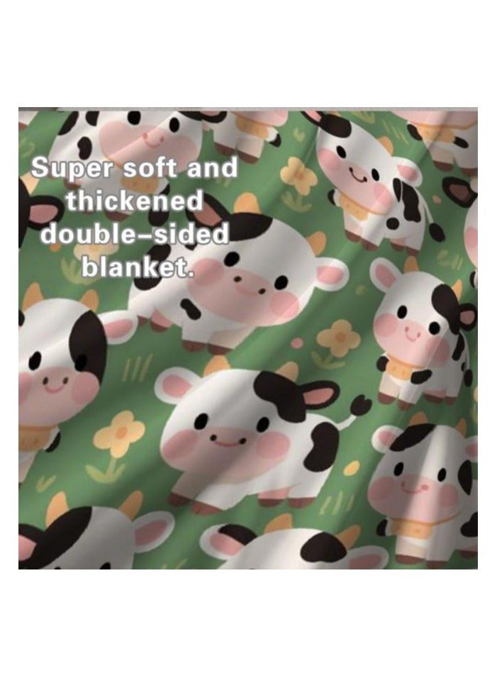 general Flannel thin blanket (warm and comfortable, suitable for sleep, gaming, dust removal and sandproof) 150cm*200cm - 677 - Image 5