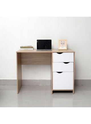 Spence Study Desk With 2 Drawer Computer Table Office Desk Workstation Modern PC Laptop Gaming Table Wooden Study Table For Home Office White - pzsku/Z64CC696DA288406D166CZ/45/1747201914/29a61004-0ef1-4e91-830d-03b426a0b2a1