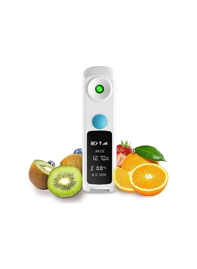 PROMASS promass Digital Brix Refractometer 0-32% Range Brix Meter, ±0.1% Precision, Bluetooth Digital Coffee Densitometer Coffee Concentration Refractometer, Range 0-32% Brix Meter TDS 0-26%  - Image 2