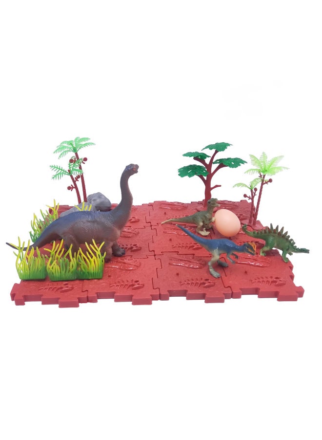 A Variety Of Sand Table Scene Ornaments Dinosaur Farm Animals Coconut Tree Accessories Children's Simulation Model Toys-Color:Short Trunk (can Be Opened) 9g  - Image 3