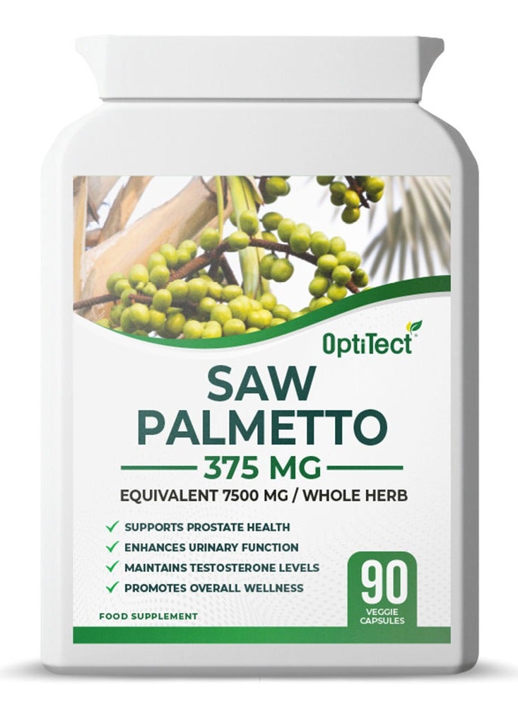 أوبتيتيكت مستخلص نخيل المنشار - 90 كبسولة | يدعم صحة البروستاتا ووظائف الجهاز البولي، تركيبة حيوية للرجال