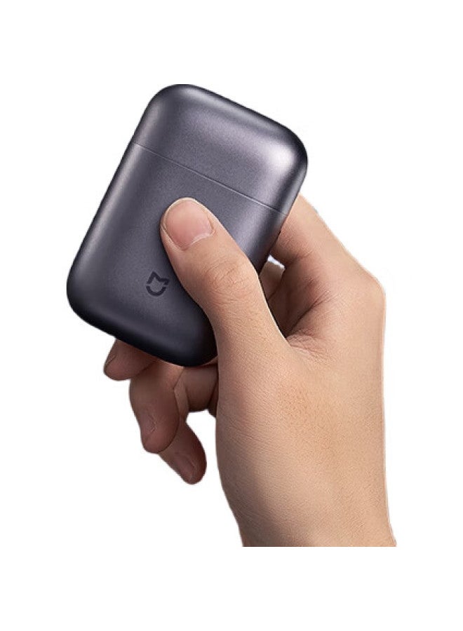 Mijia Electric Shaver S600 [Portable For Travel], Xiaomi Razor, Metal Body, Brushless Motor, Floating Ceramic Blade, Genuine Leather Protective Case - Image 1