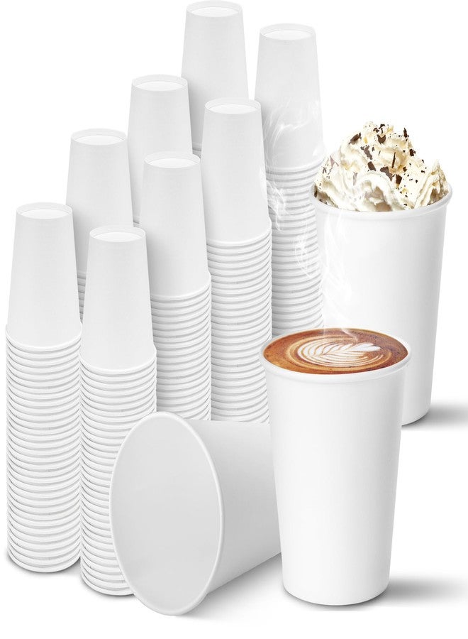 Sipthene 270 Pack 10 oz Disposable Paper Coffee Cups, White Paper Cups for Coffee and Water, Hot Drinking Cups for Party, Home, and Office - Image 1