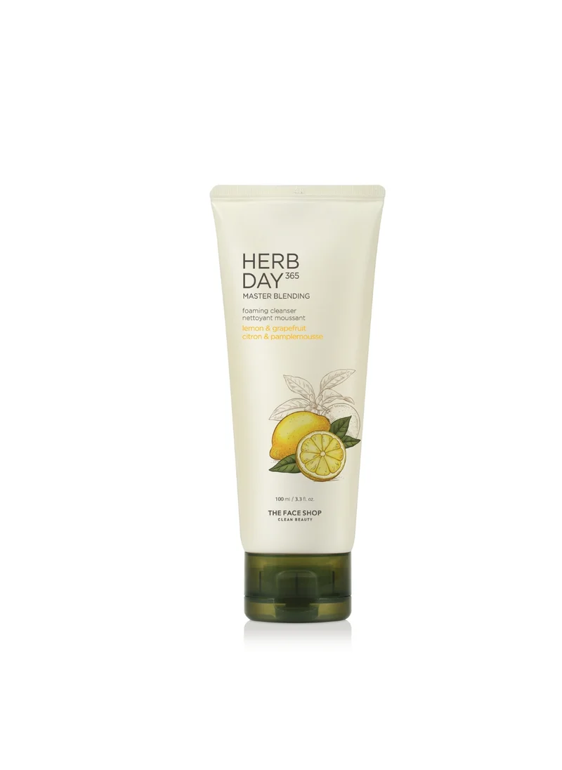 ذا فيس شوب HERBDAY 365 MASTER BLENDING FACIAL FOAMING CLEANSER LEMON&GR