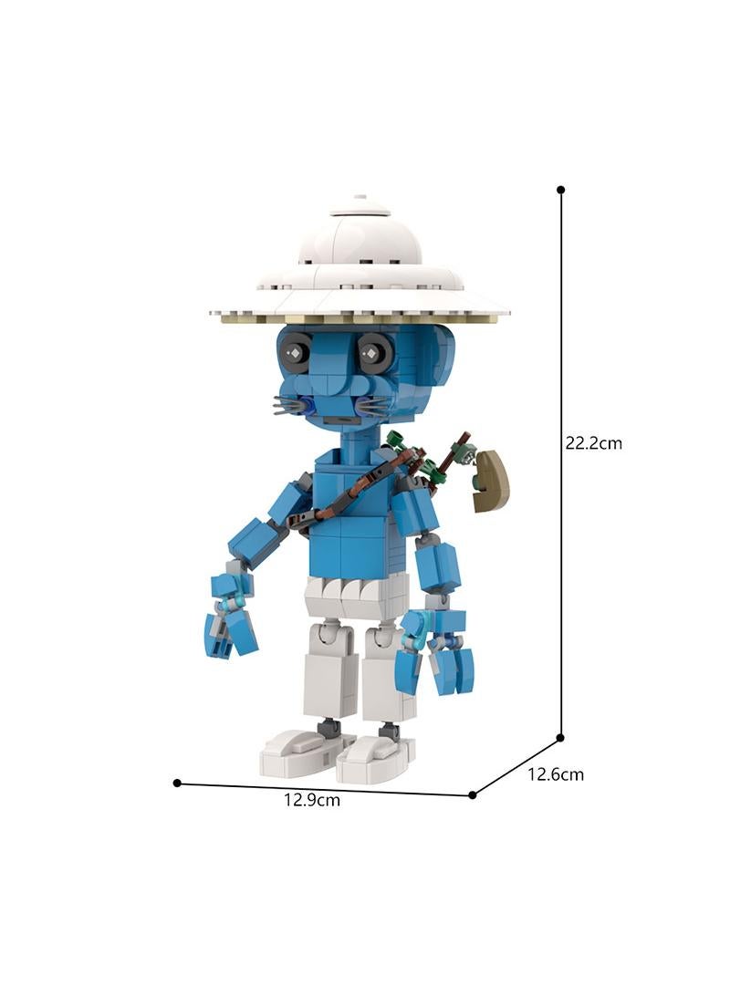 339-Piece Smurf Cat Building Block Puzzle Toy - Image 4