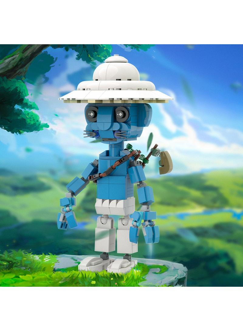 339-Piece Smurf Cat Building Block Puzzle Toy - Image 5