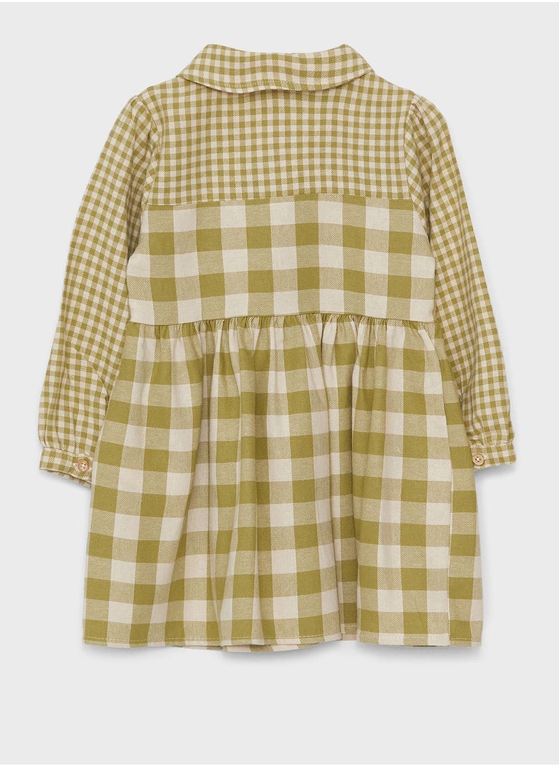 LC WAIKIKI - Infant Gingham Belted Dress - Image 1