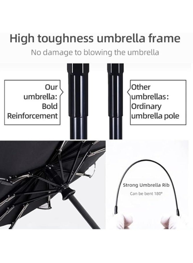 ZAAPPY Sun Protection Umbrella With UV Protection Feature, For Men and Women Portable Auto Open and Close Sun and Rain dual-use Folding Umbrella - Image 4