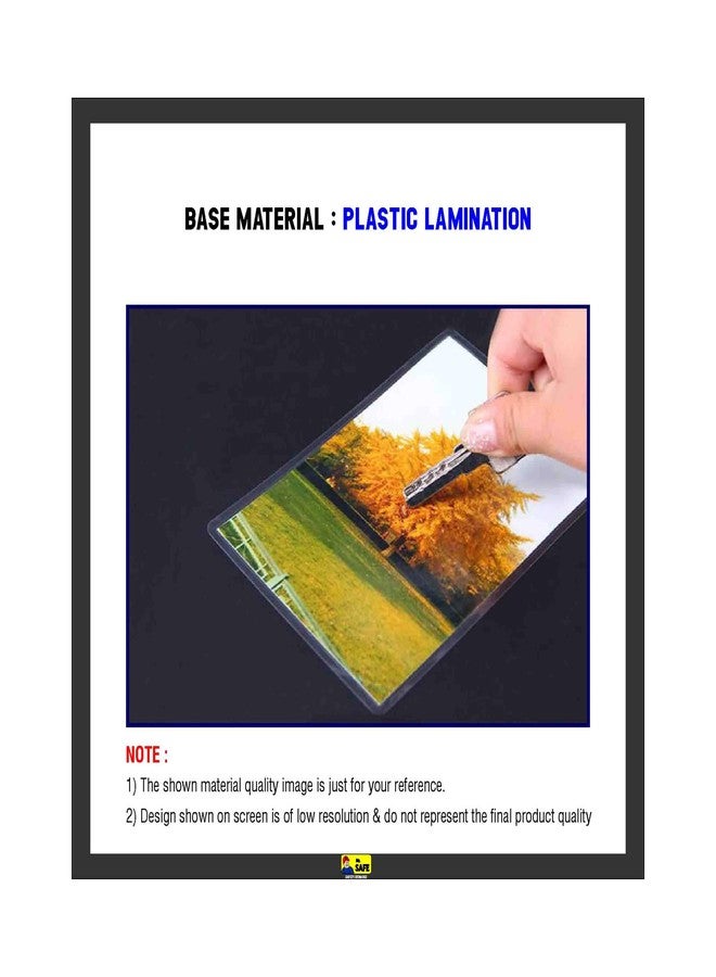 Mr. Safe - Area Identification Board Signs C PVC Sticker in (Pack of 4) 15 Inch X 6 Inch - Image 2