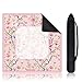 Sonwyoung 22 Inch Mini Chinoiserie Mahjong Mat for Travel Set White Floral Mahjong Mat Cute Small Domino Accessories Gifts Domino and Tile Game TablePink and Green - Image 2