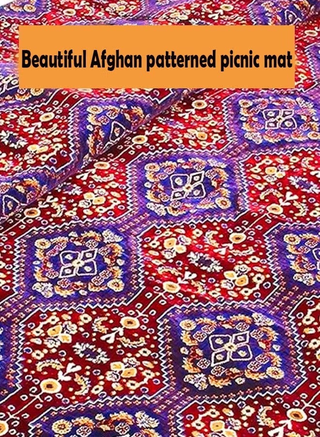 2x2m Picnic Mat with Sponge Backing Picnic Mat, Picnic Mat, Picnic Mattress, Camping Mat, Comfort Mat - Image 2