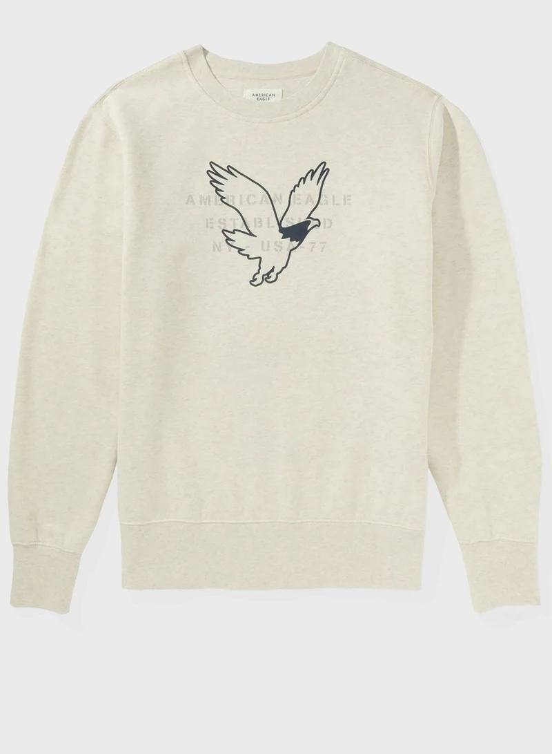 امريكان ايجل Crew Neck Sweatshirt