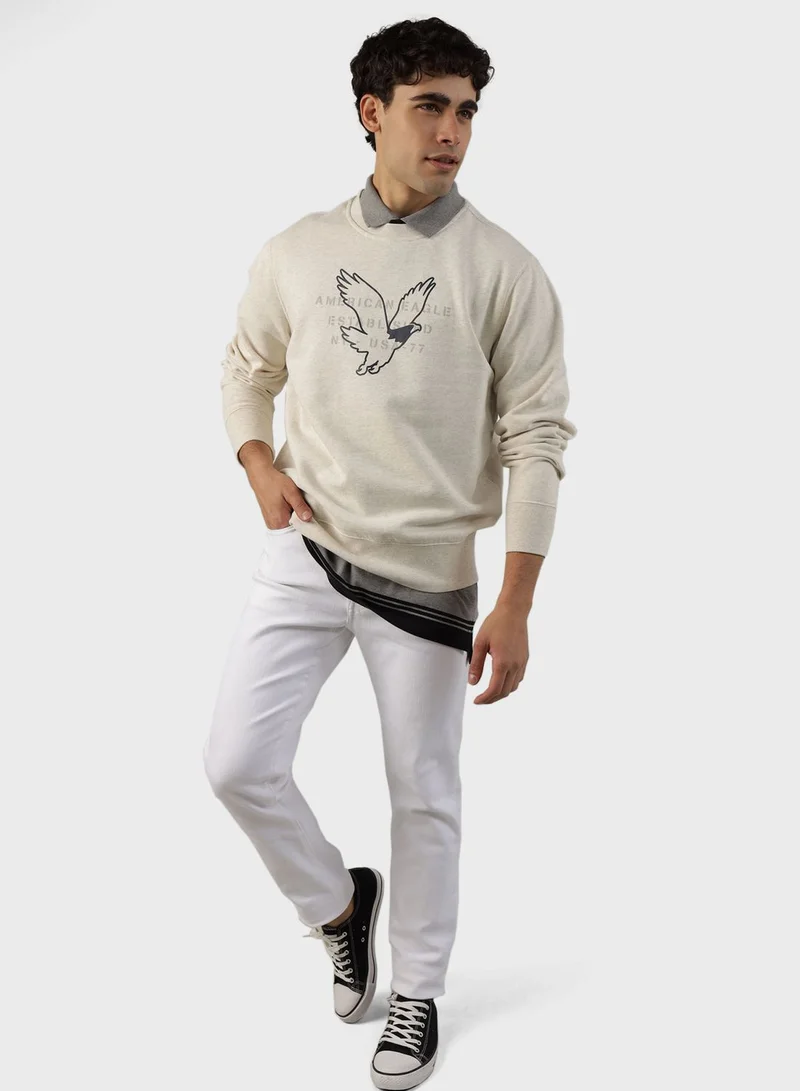 امريكان ايجل Crew Neck Sweatshirt