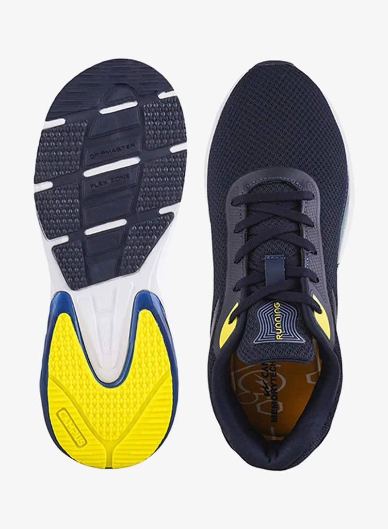 Campus Navy-Lemon Men Bonus Memory Foam Lace-Up Running-Navy-Lemon for Men | Best Price UAE